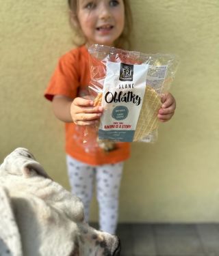 Vyskúšali ste už naše slanné oblátky? Sú tak jemné, že sa vám doslova rozpadnú na jazyku 😍